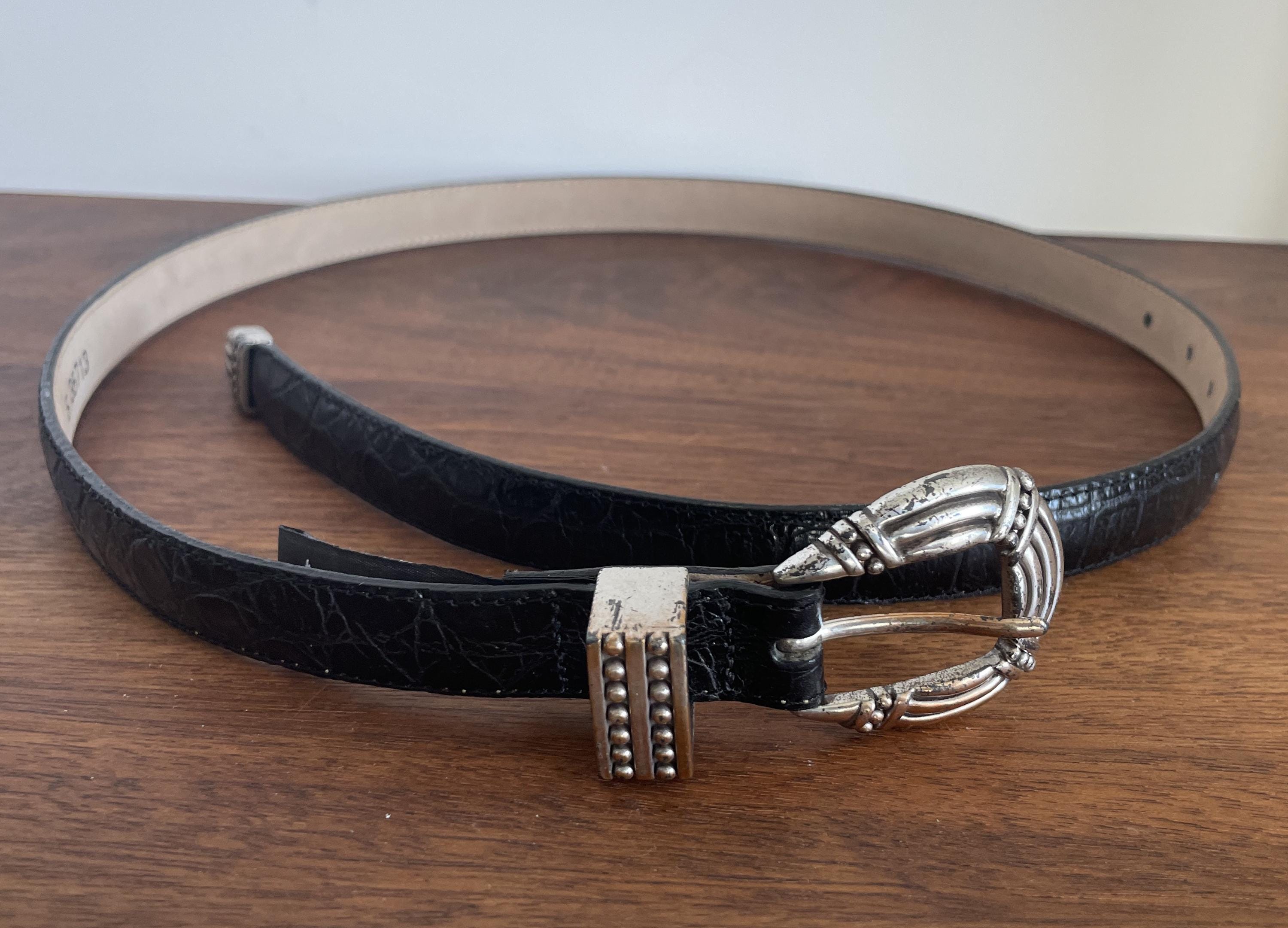 Brighton Black Silver Belt - Etsy display picture 3