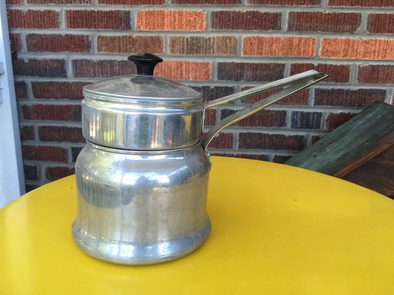 Worthmore Aluminum Double Boiler Made in USA Etsy