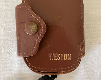 Vintage Weston Light Meter 853 with Leather Case