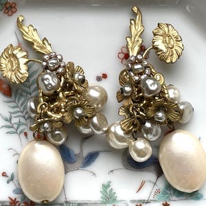 Miriam Haskell Vintage Earrings