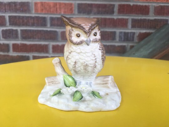Shafford Owl | Vintage Hand Decorated Fine Bone China Owl