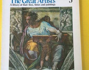 The Great Artists, Books 5, 6, &7, published in 1978. Michelangelo, DaVinci, Picasso