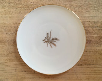 Lenox Wheat Bread and Butter Plate, Gold Back Stamp