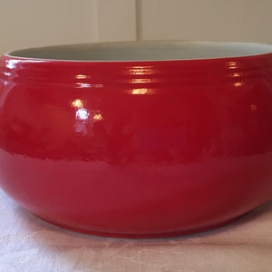 Hall Casserole Dish in Brilliant Red, made in the USA