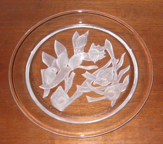 ◆セーブル クリスタル フランス◆ サメ置物 Cristal de Sevres Schmid 