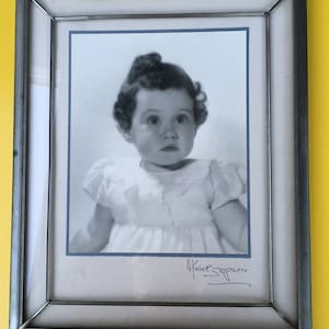 Frame, Art Deco Style Metal Frame, Silver tone.