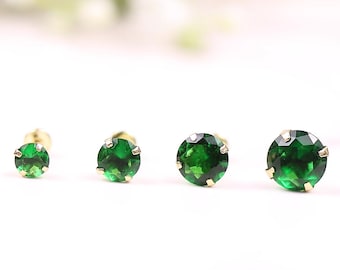 NKlaus Coppia Di Orecchini A Pallina Da 3 Mm 585 Oro 14 Carati Giallo OHRING Gioielli A Pallina 5563 - Foto 2