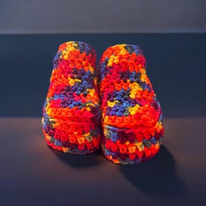 Crochet Platform Clogs Size 8