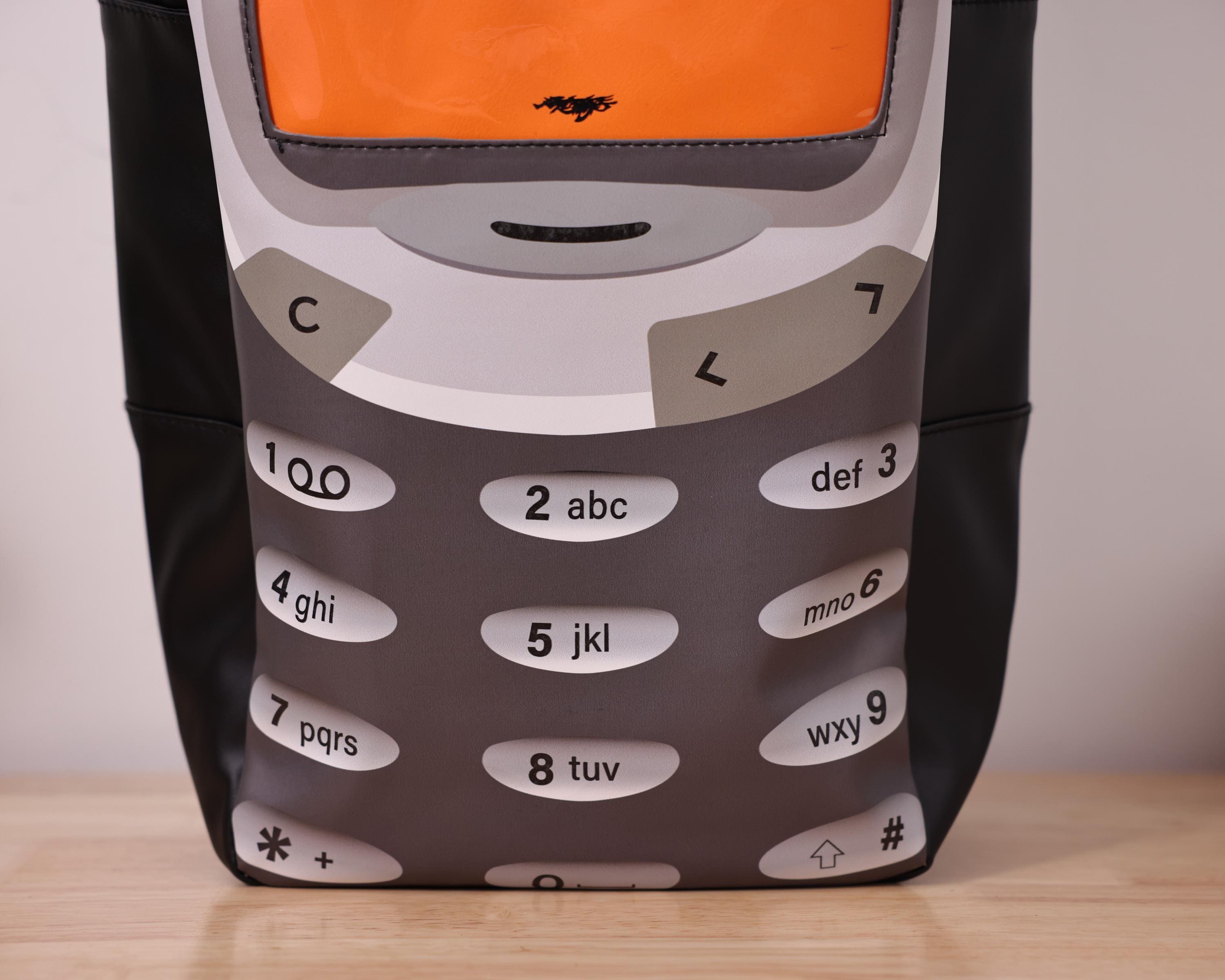 Retro Nokia 3310 Backpack, Funny Vintage Phone Bag, 90s Y2K Meme