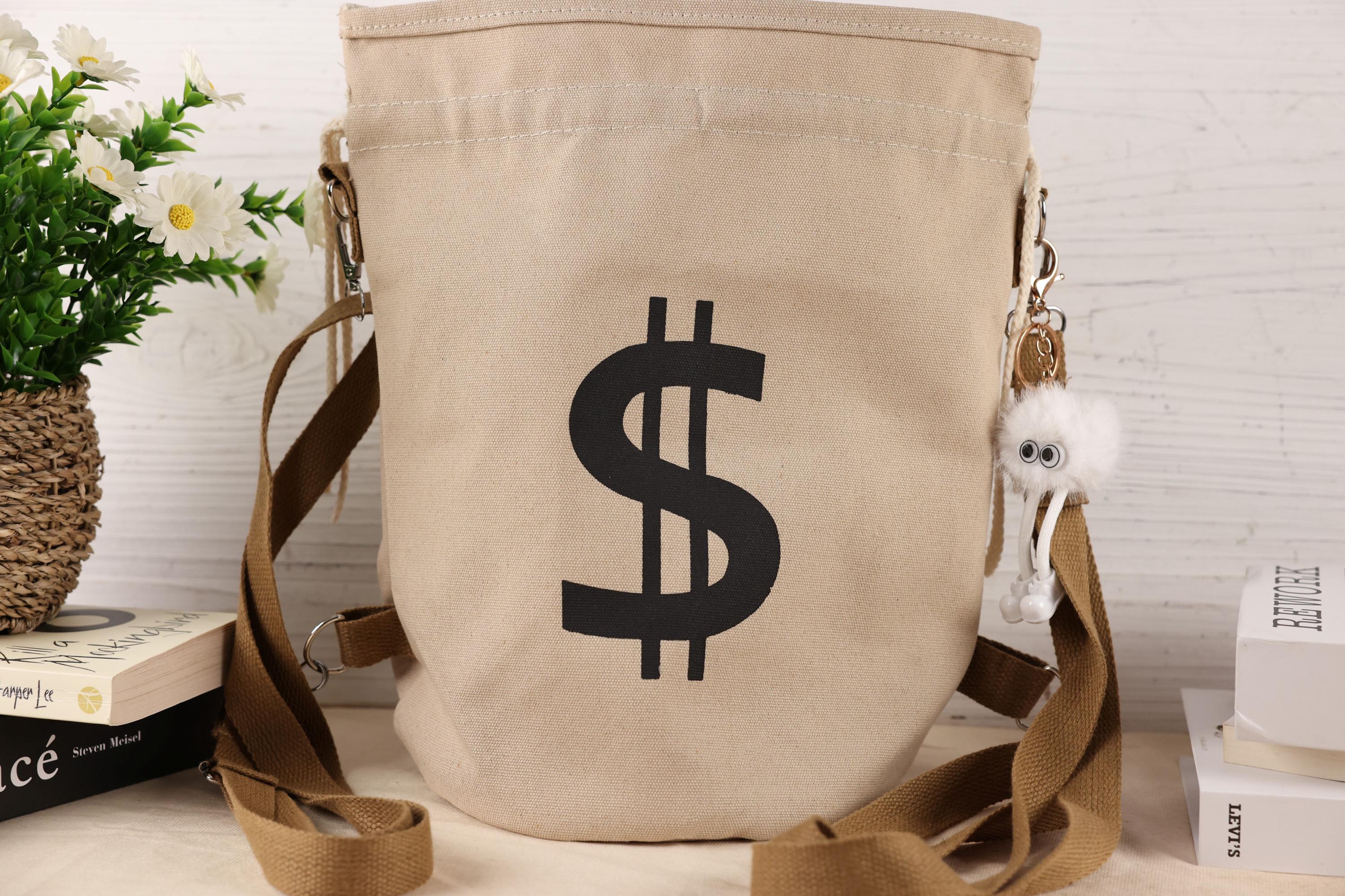 Handmade Sling Back Strap Bandana Money Backpack Black Paisley Bandana Sling Bag for Shoulder Backpack Casual  main image 3