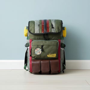 Mochila de armadura: mochila inspirada en mechas japonesas, mochila de viaje y escolar de gran capacidad, mochila de aventura para cosplay, regalo para fanáticos del anime.