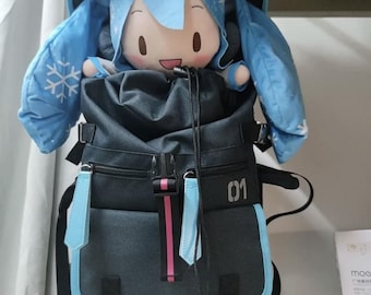 Hatsune Miku Backpack, Anime-Inspired Travel Bag, Vocaloid 01 Cosplay Rucksack, Cute & Stylish Miku Merch, School, Work, Outdoor Use