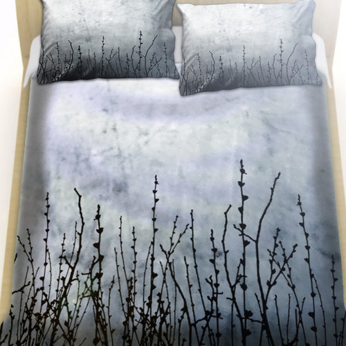 Peacock Stripe Comforter or Duvet Cover Twin Queen King Etsy