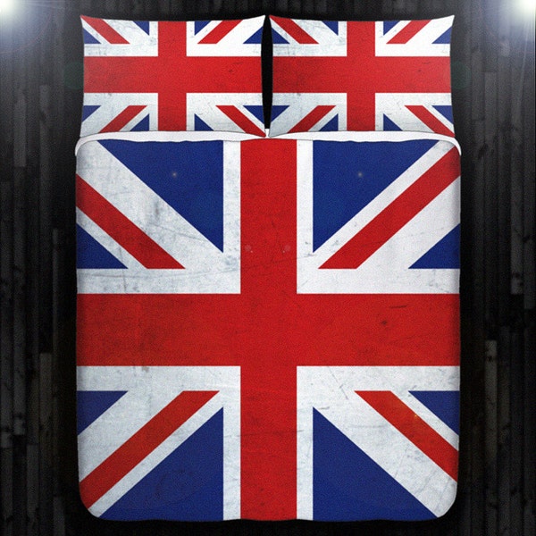 Union Jack Blanket Etsy