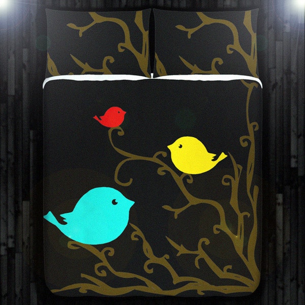 Bird Bedding Etsy