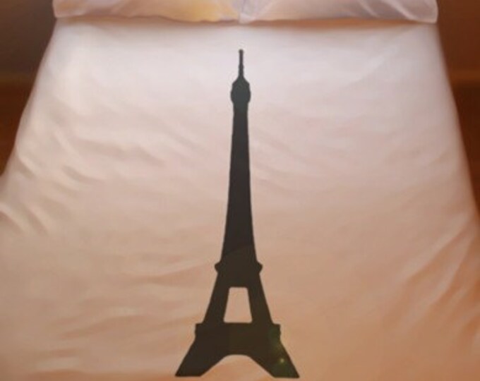 Eiffel Tower DUVET COVER and 2 PILLOWCASES Paris France La Tour Eiffel