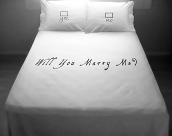 Marriage Proposal Bedding, Will You Marry Me Duvet Cover ways to propose romantic idea to get engaged original queen, king twin Covers