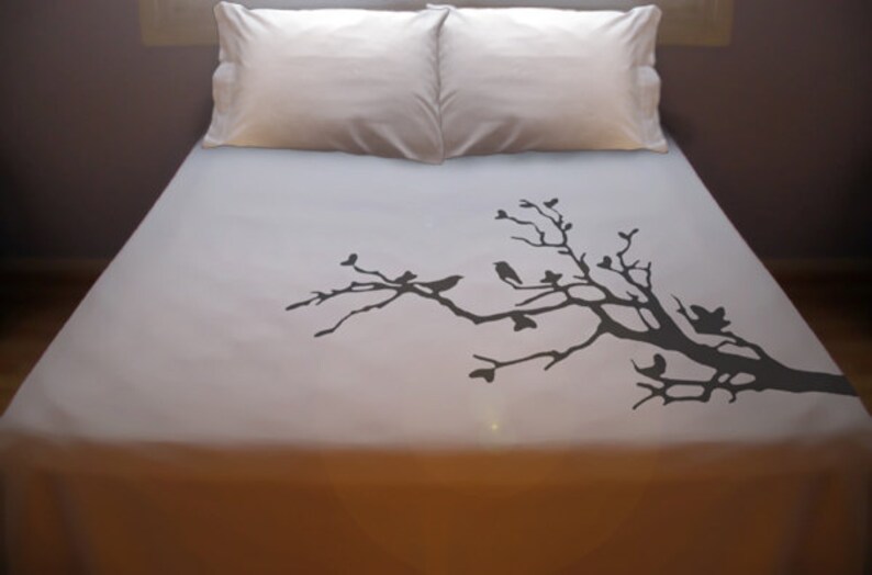 Tree Branch Bird Duvet Cover Queen Bedding King Twin Size Love Etsy