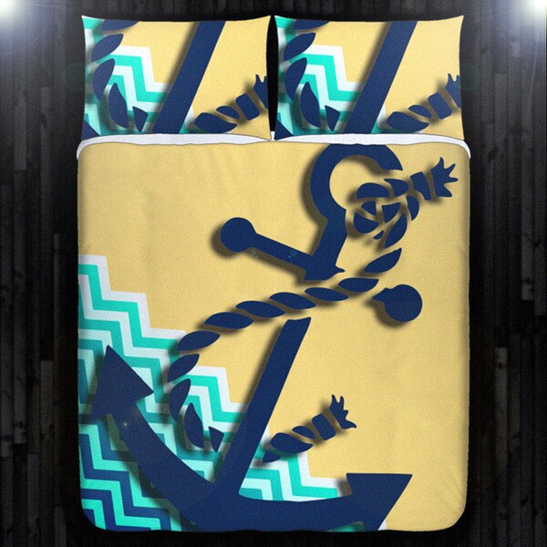 Nautical Bedding Etsy