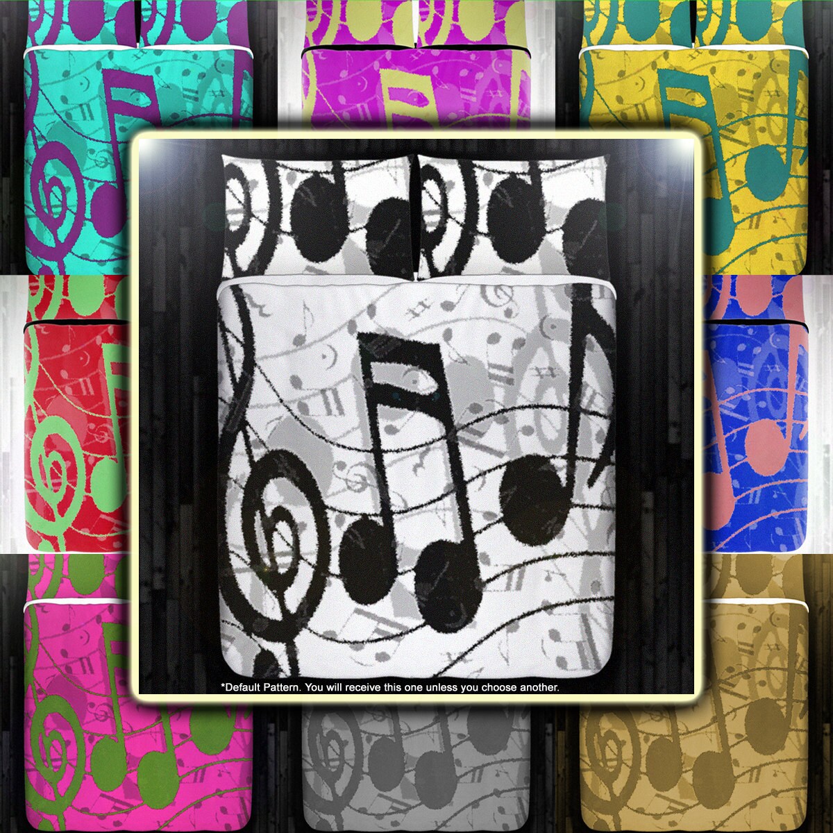 Sheet Music Duvet Cover Treble Clef Blanket Sheet Music Etsy