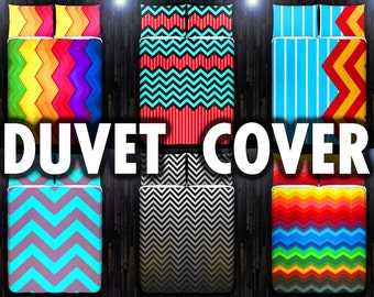 Chevron Duvet Cover Chevron Bedding, Chevron Comforter Chevron Fabric Chevron Bedroom Chevron Room Chevron Dorm Chevron Zig Zag Covers