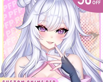 Custom Anime PFP Commission | Twitch, Discord, Social Media