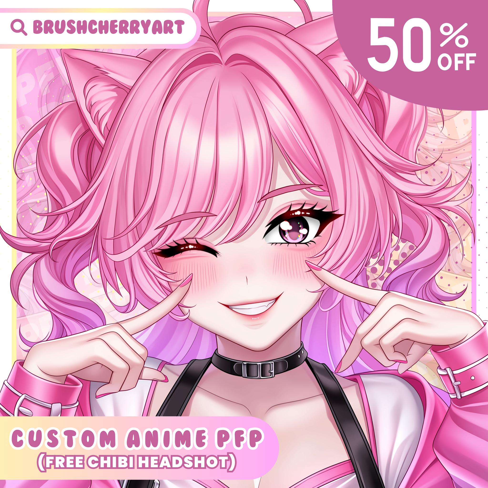 アニメ Electric Profile P'Style Custom Anime PFP | Personalized Profile Picture - Etsy