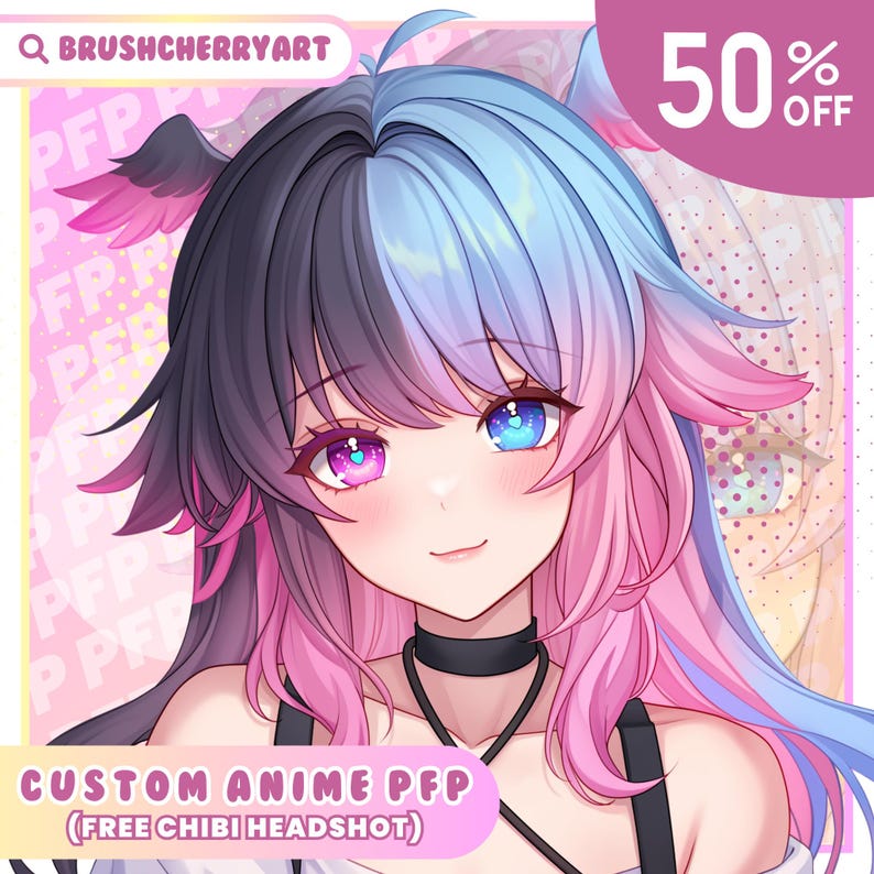 Custom Anime PFP | Personalized Profile Picture - Etsy Canada