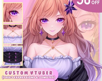 Custom Anime Vtuber Model | Live2D Avatar Commission
