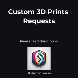 Custom 3D Print | Personalized Statue, Bust, Dinosaur Model & Unique Gifts