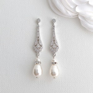 Wedding Earrings  Handmade Bridal Earrings  Britten Weddings