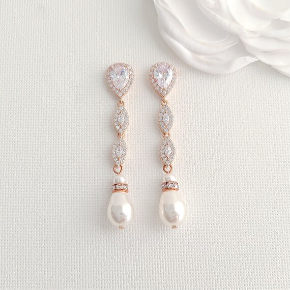 Etsy wedding earrings discount