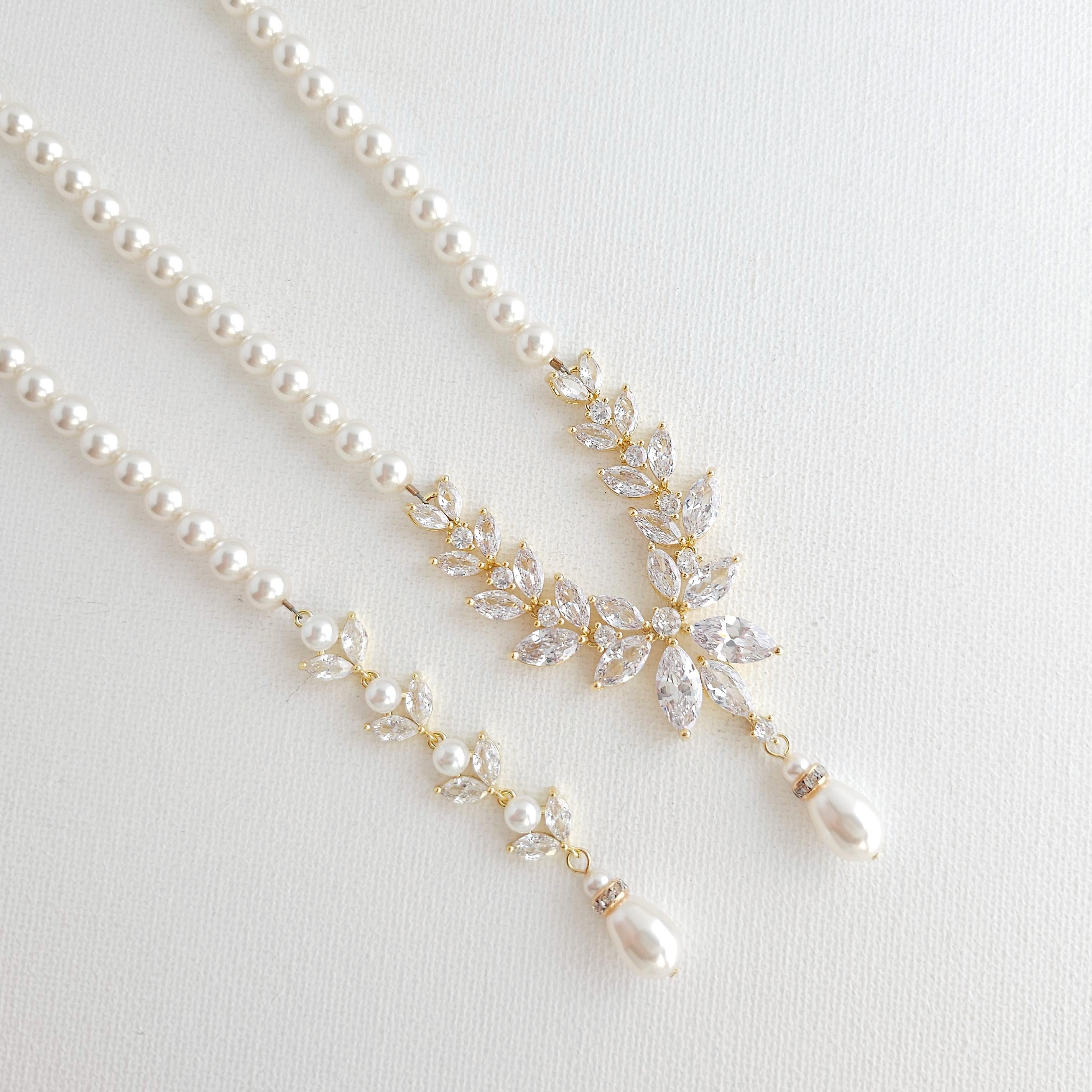 Bridal Necklace for Strapless Dress - Etsy