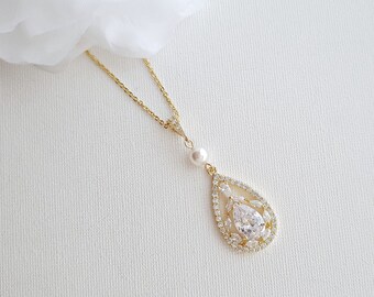 Gold Bridal Necklace | Etsy Australia
