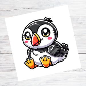 Macareux clipart Macareux moine mignon Clipart Macareux moine en téléchargement numérique Animaux de l'océan Clip Art Clipart animaux de l'Arctique oiseau Clipart oiseau PNG