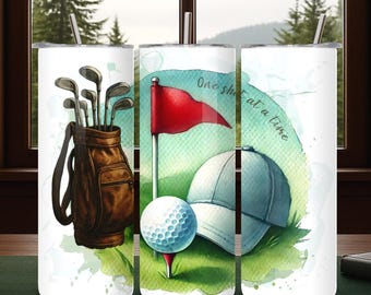 Golf Tumbler Wrap, 20 Unzen PNG, Sublimationsdesign, digitaler Download