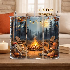 Envoltura para vaso de camping PNG, diseño delgado de 20 oz, perros durmiendo, descarga digital