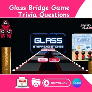 Glass Stepping Stone Game for ESL Classroom