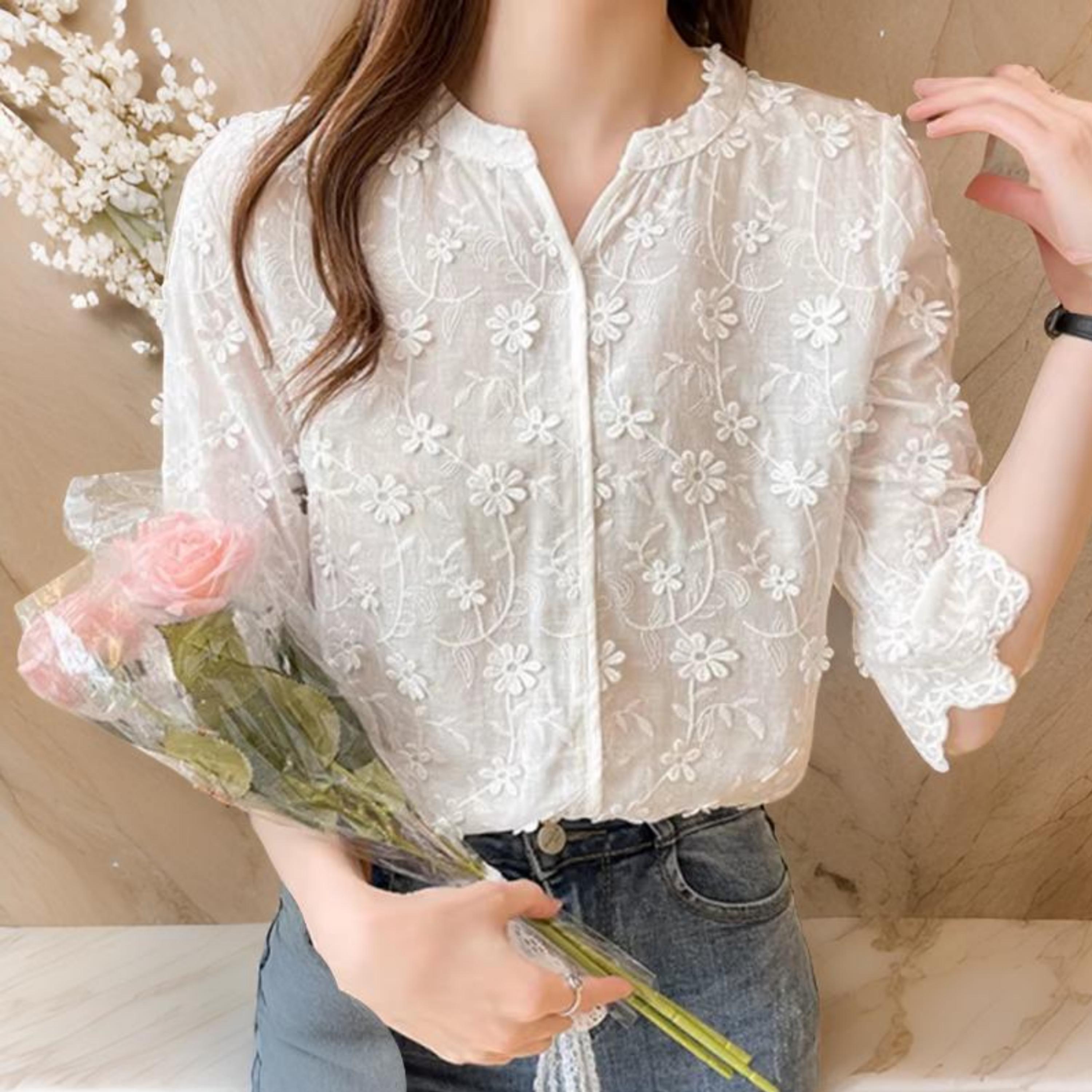 Vintage Lace Blouse - Etsy Vintage Lace Blouse - Etsy