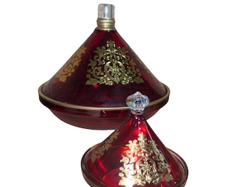 Handgjord marockansk Tajin i glas