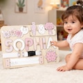 Personalized Name Puzzle, Kids Busy Board, Early Learning Puzzle, Baby Room Decor, 1st Birthday Gift for Kids, Baby Girl 1st Christmas Gift