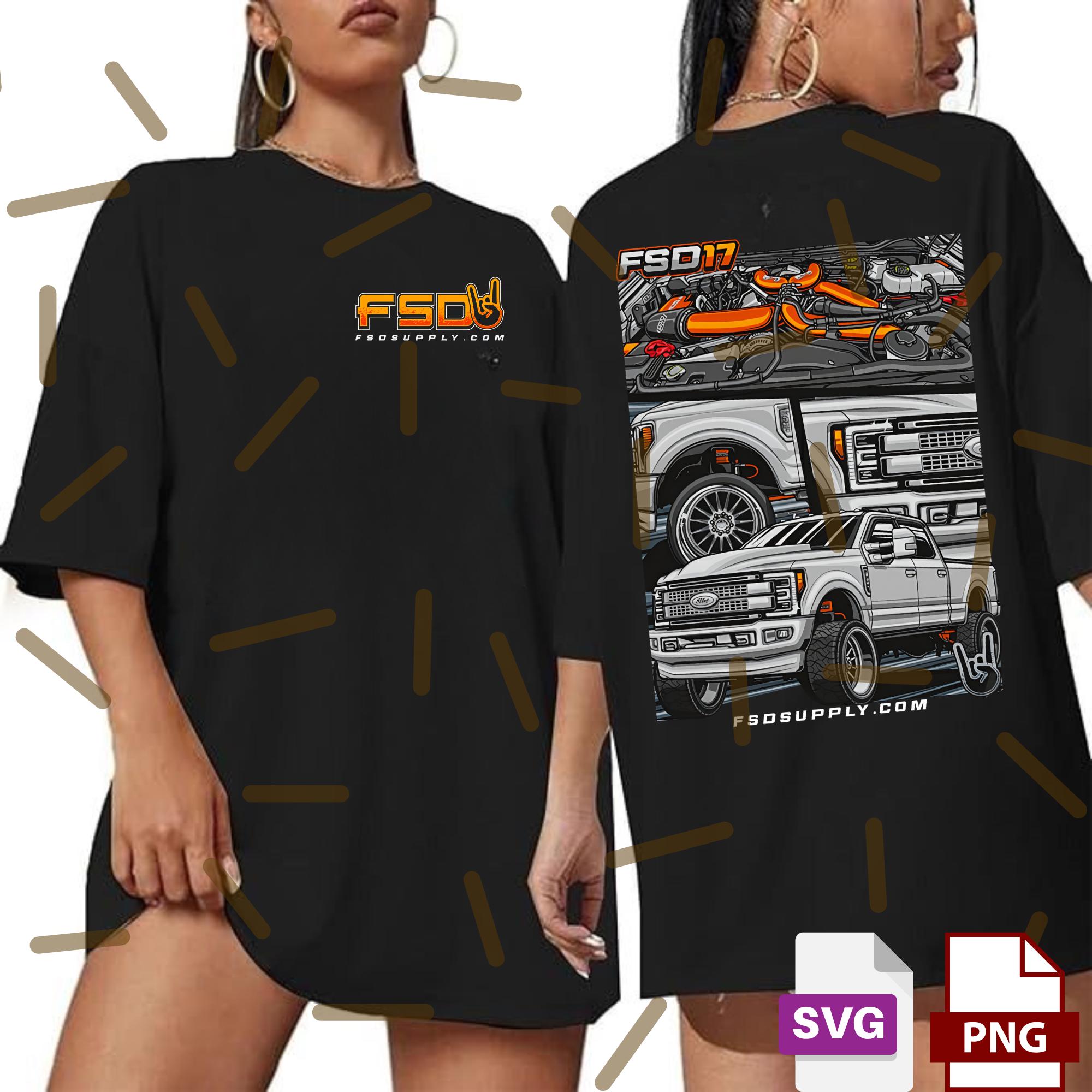 Dually Graphics FSD Supply Diesel Truck PNG Svg for Circut, Dually Pickup Turbo Engine ...