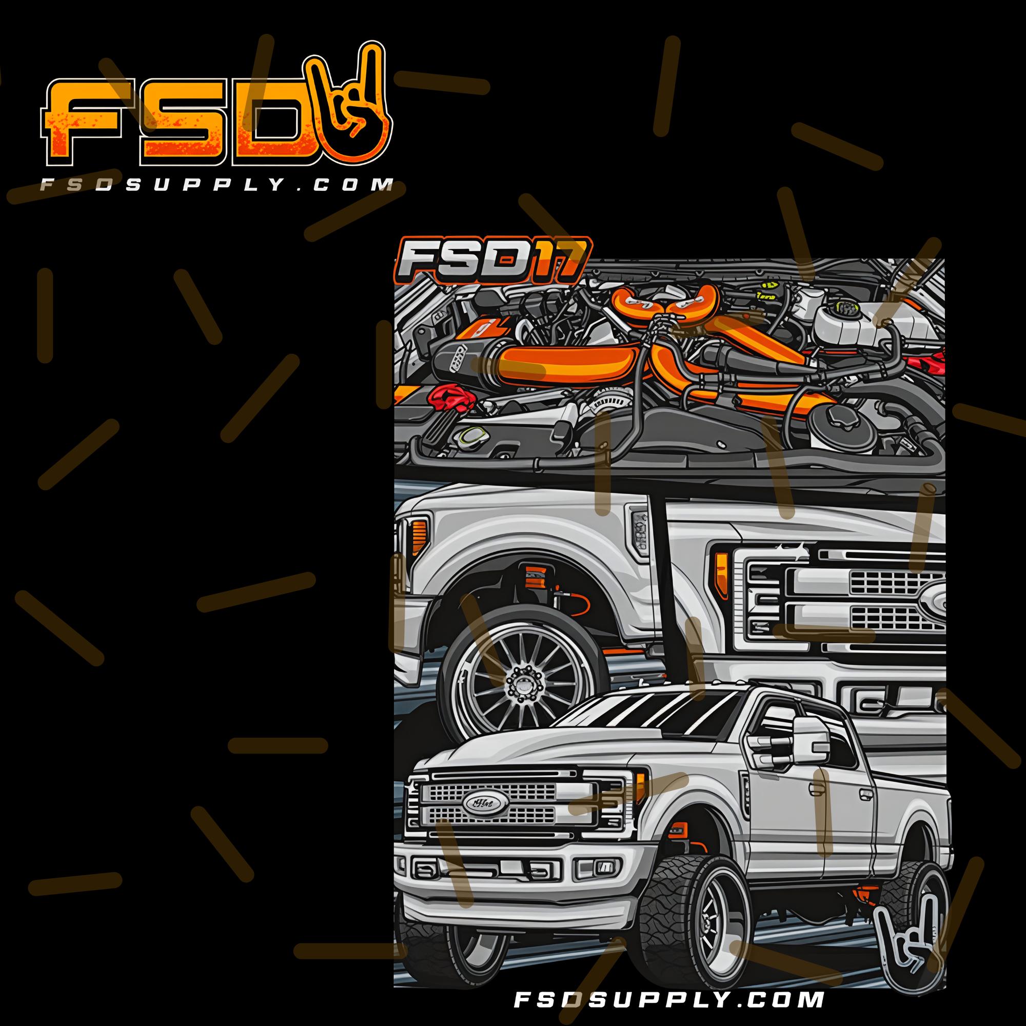 Dually Graphics FSD Supply Diesel Truck PNG Svg for Circut, Dually Pickup Turbo Engine ...