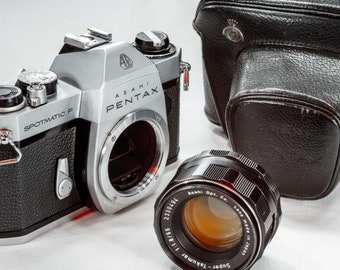 Honeywell PENTAX SPOTMATIC 35mm SLR Film Camera With 50mm F