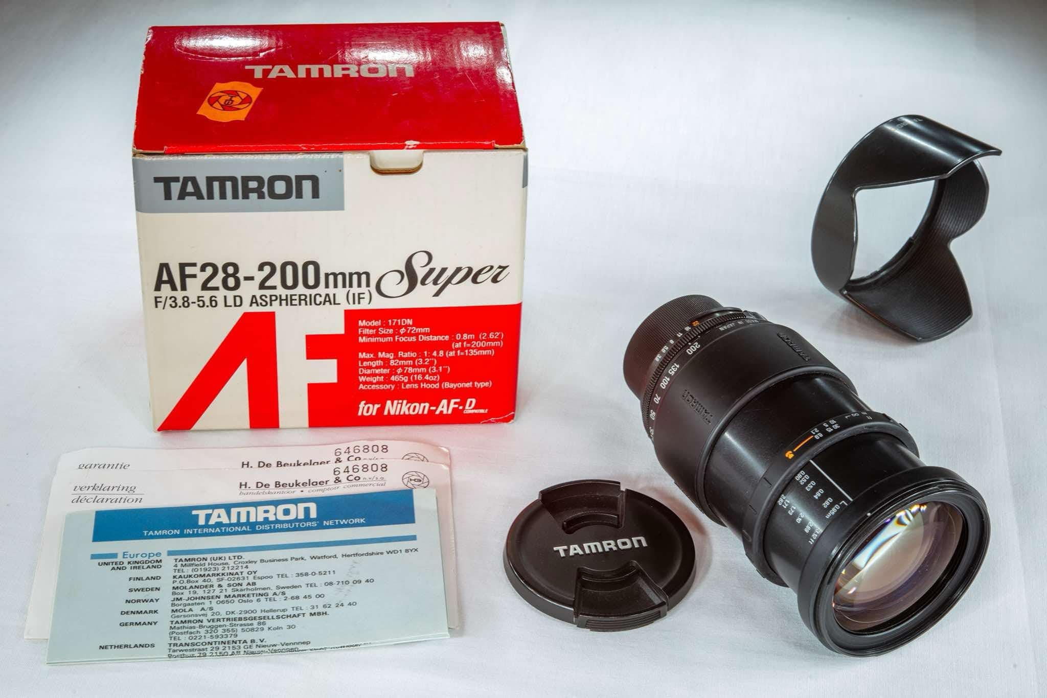 Tamron AF 28-200mm F3.8-5.6 LD Aspherical (IF) Macro Lens Nowy w