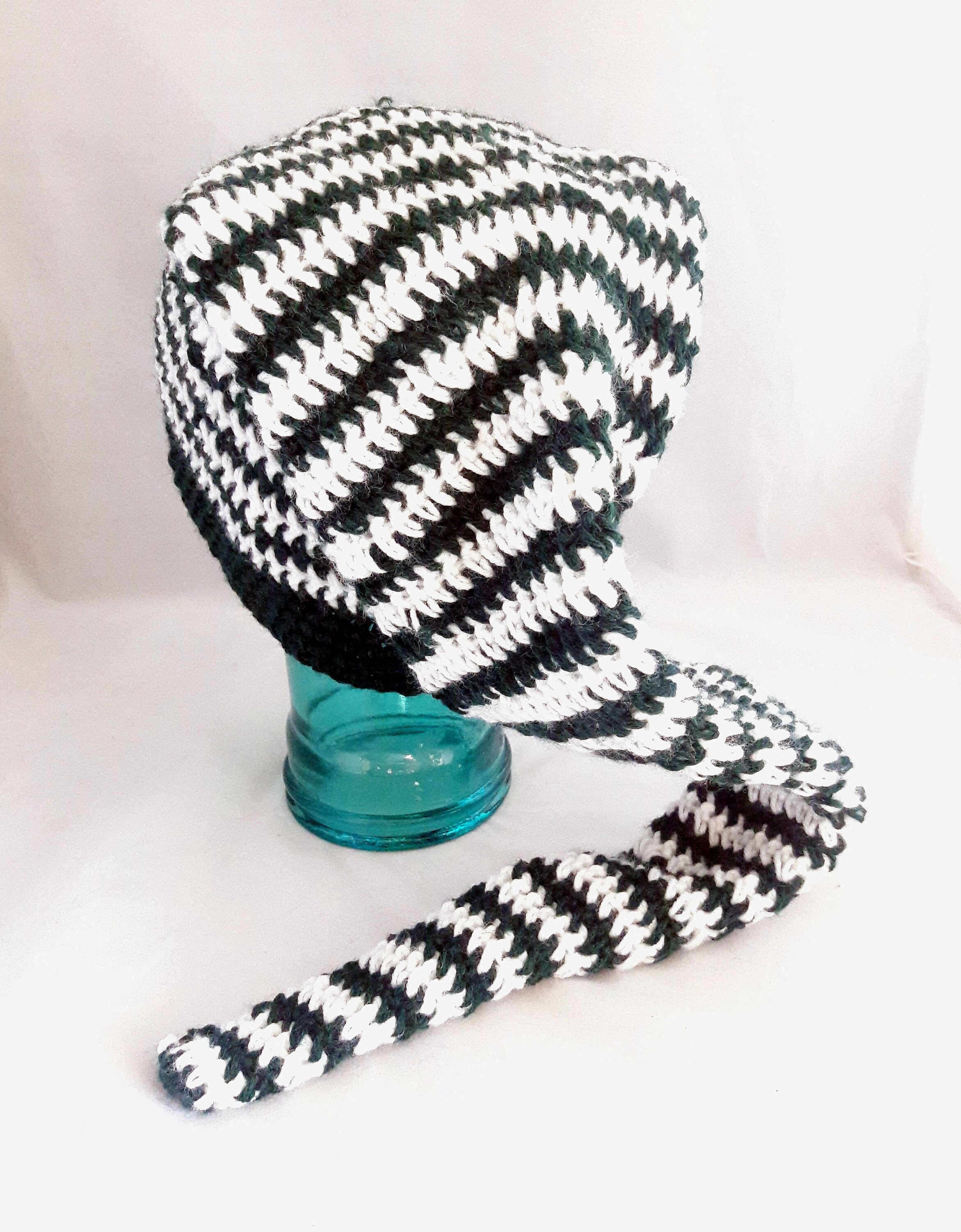 Adult Christmas Elf Hat - Striped for Festive Cheer - Made