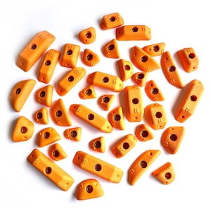 41x Bolt-On Rock Climbing Holds | Set of Foot Chips and Pinches | Full &quot;Radial Line&quot; by NovaHolds