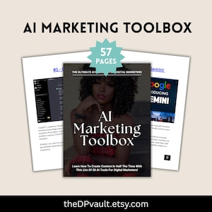 AI Marketing Toolbox: 50 AI Tools Guide for Digital Marketers (PDF Download)