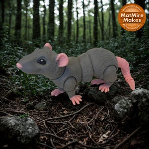 Rat, fidget toy, movable figurine