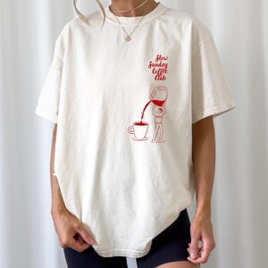 Cozy Weekend Coffee Club Tee, Unisex T-Shirt for Slow Sunday Vibes, Relaxation Shirt, Casual Weekend Top, Coffee Lover Gift, Comfy Tee Shirt